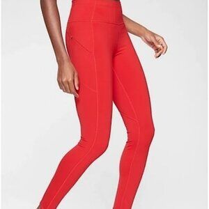 VGUC Athleta Contender Tight Radiant Red Size XS
